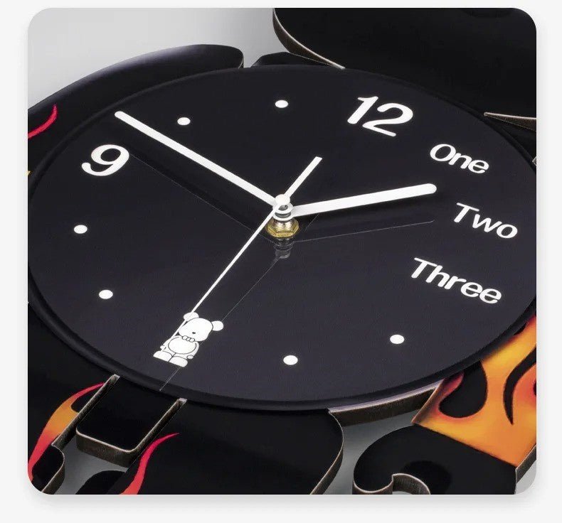 Bear Brick Wall Clock - Bliss Vie