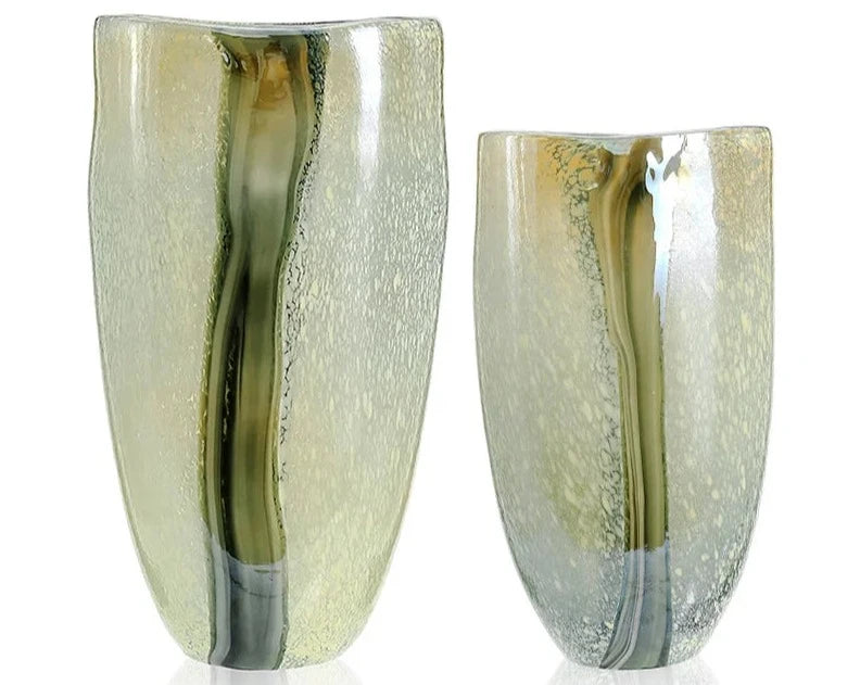 Glazed Glass Vase - Bliss Vie