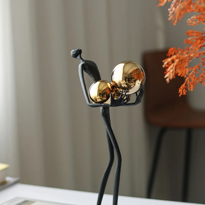 Modern Metal Home Decor Knick-Knacks - Contemporary Decor Accents cabinet Sleek Contemporary Sophisticated Unique Elegant Decorative Trendy stylish Minimalist Artistic Luxury Designer tabletop table decor accessories tableware living room decor coffee table decor