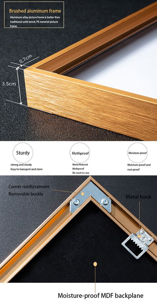 Alhamdulillah Arabic/English Wall Painting - Bliss Vie