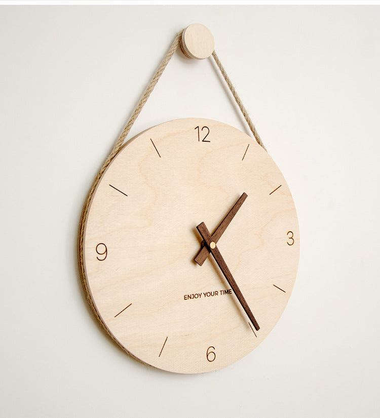Zenith Solid Wood Wall Clock - Bliss Vie