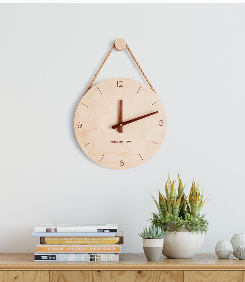Zenith Solid Wood Wall Clock - Bliss Vie