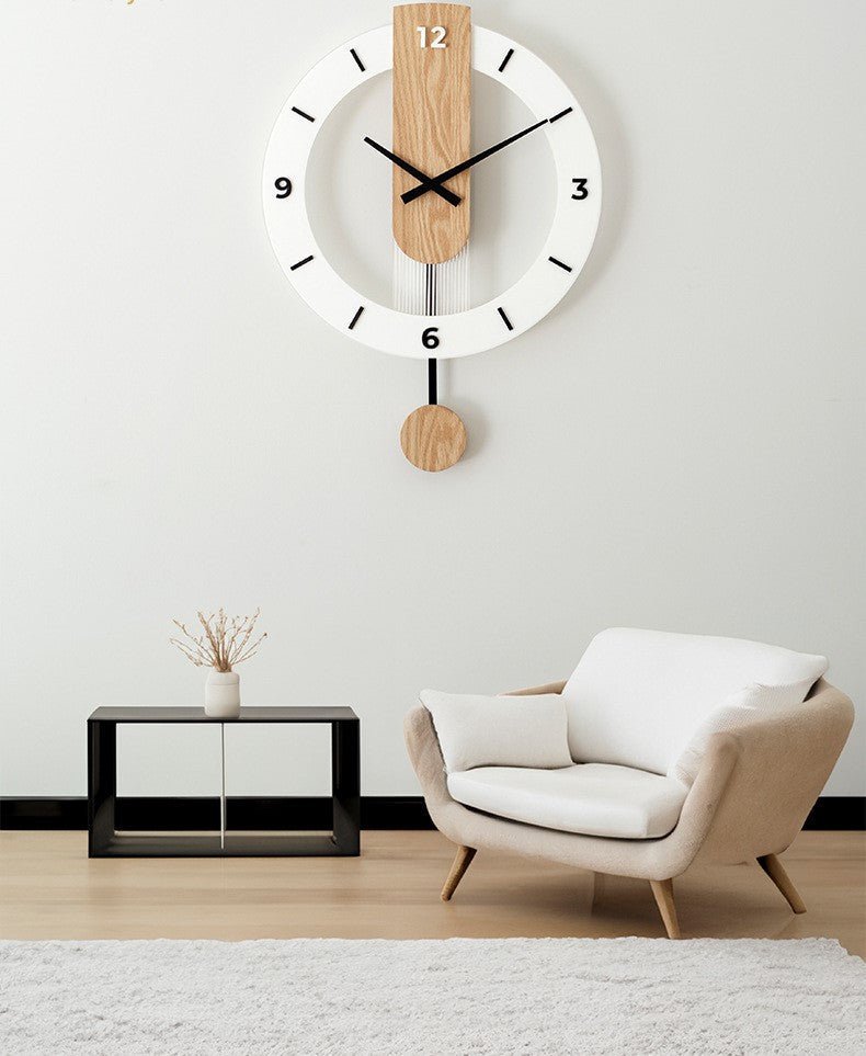 Astral Wooden Wall Clock - Numbers - Bliss Vie