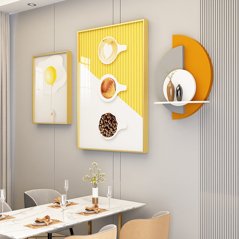 Dinning Study Wall Painting set with unique mural - Bliss Vie