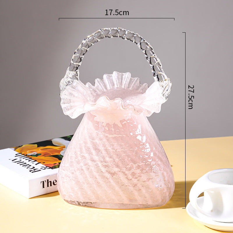Sabrina Handbag Glass Vase - Bliss Vie