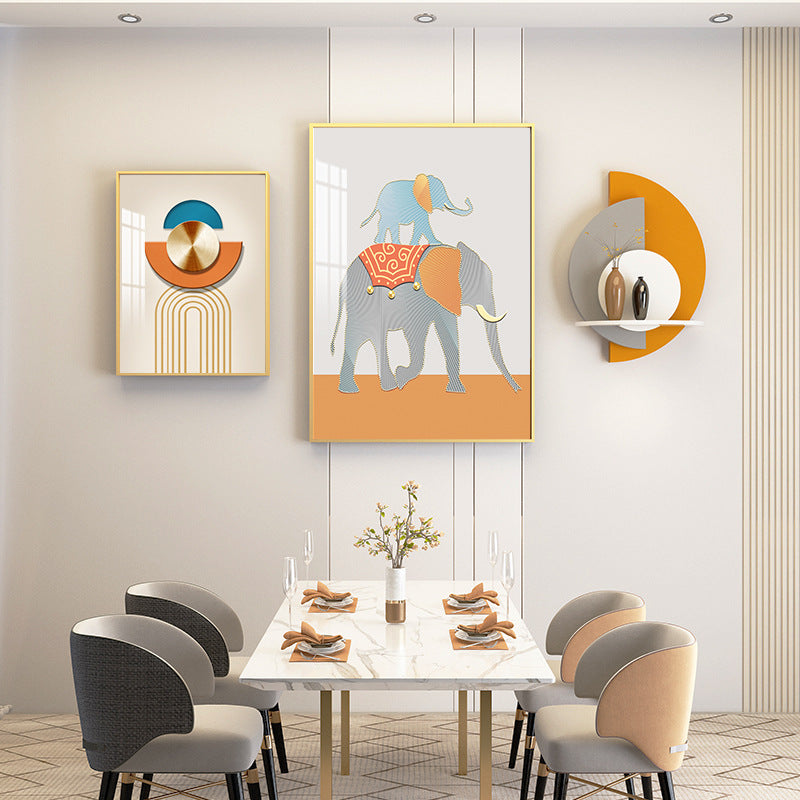 Dinning Study Wall Painting set with unique mural - Bliss Vie