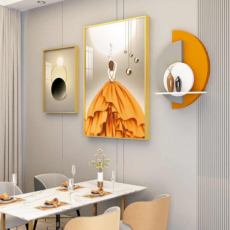 Dinning Study Wall Painting set with unique mural - Bliss Vie