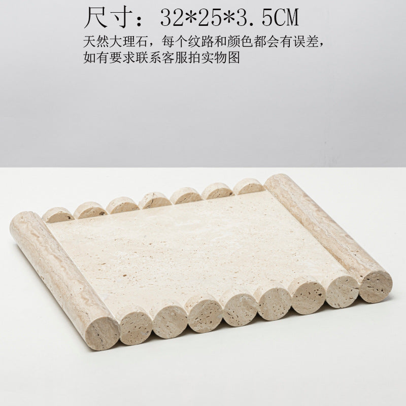 Travertine Vase And Flower Ware - Bliss Vie