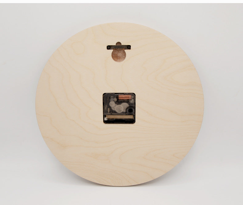 Zenith Solid Wood Simple Wall Clock - Bliss Vie