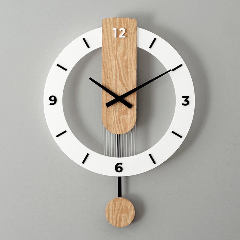 Astral Wooden Wall Clock - Numbers - Bliss Vie