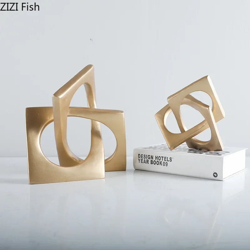 Abstract Geometric Distortion Ornaments - Bliss Vie