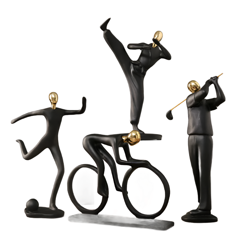 Creative Movement Abstract Figure Statue - Bliss Vie