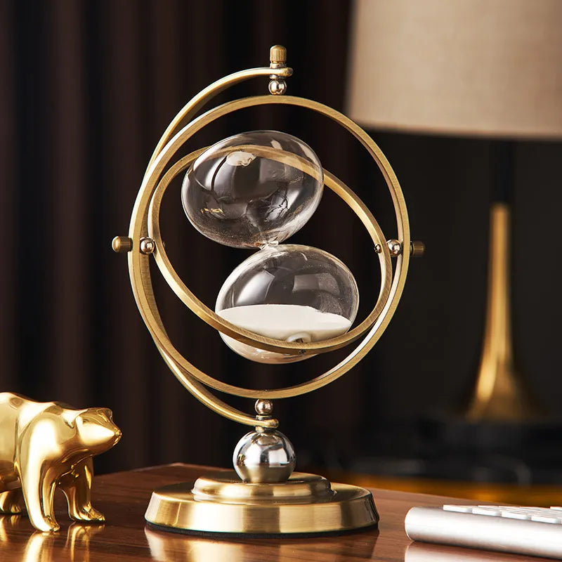 Hourglass Globe Sand Clock - Bliss Vie