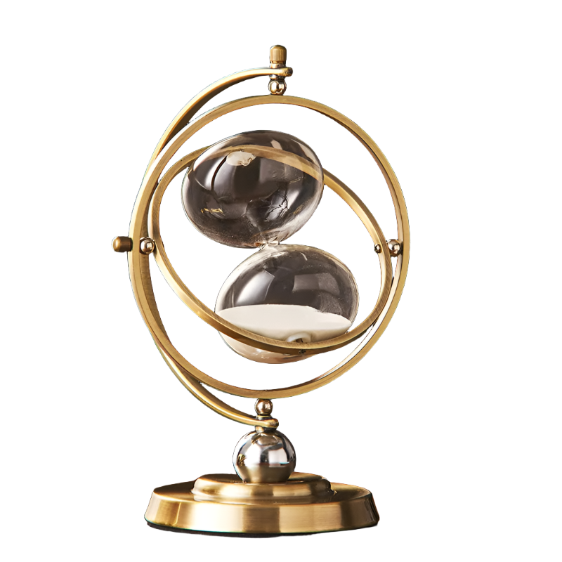 Hourglass Globe Sand Clock - Bliss Vie