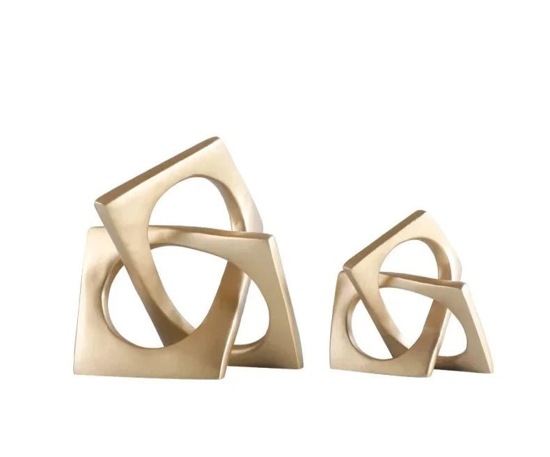 Abstract Geometric Distortion Ornaments - Bliss Vie