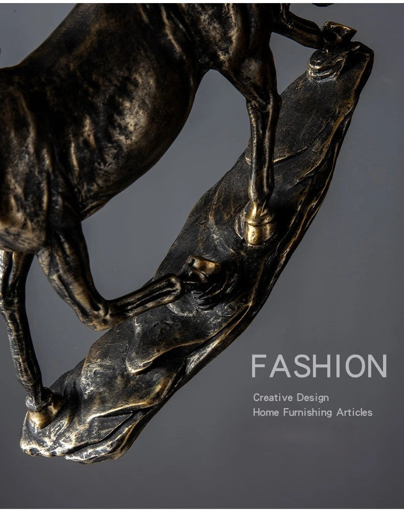 Dante Horse Statue White - Bliss Vie