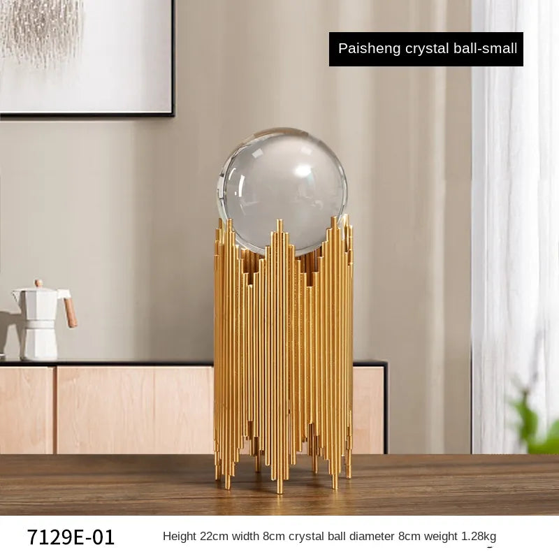 Metal Abstract Art Ornament - Industrial Home Decor Accent cabinet Sleek Contemporary Sophisticated Unique Elegant Decorative Trendy stylish Minimalist Artistic Luxury Designer tabletop table decor accessories tableware living room decor coffee table decor