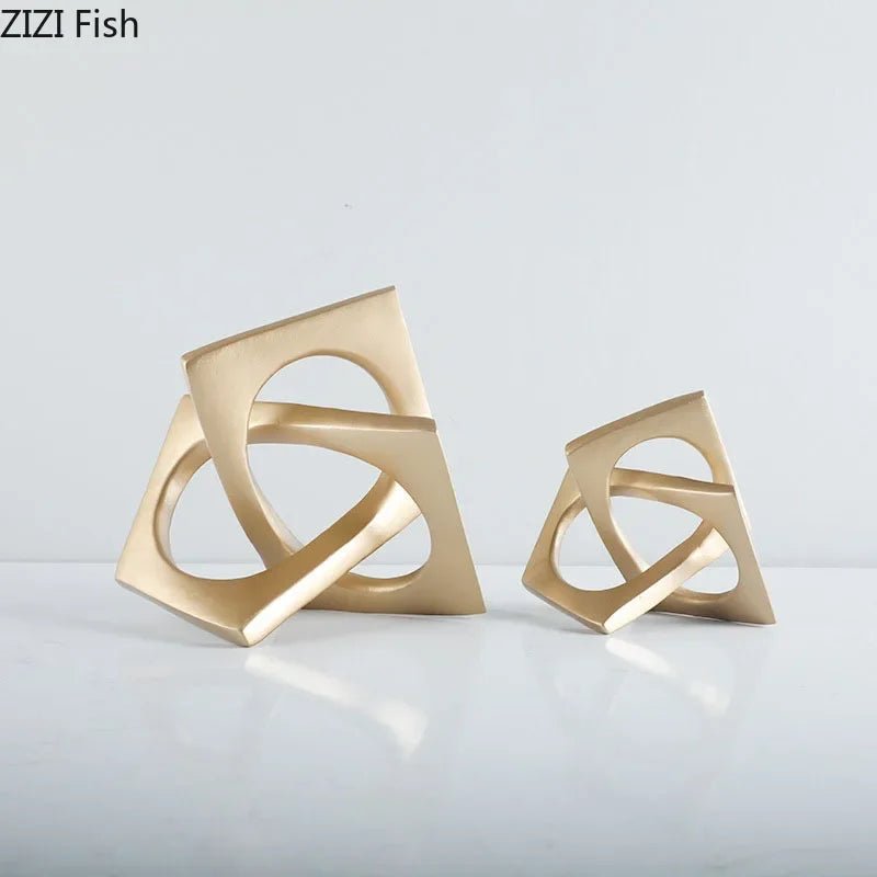 Abstract Geometric Distortion Ornaments - Bliss Vie