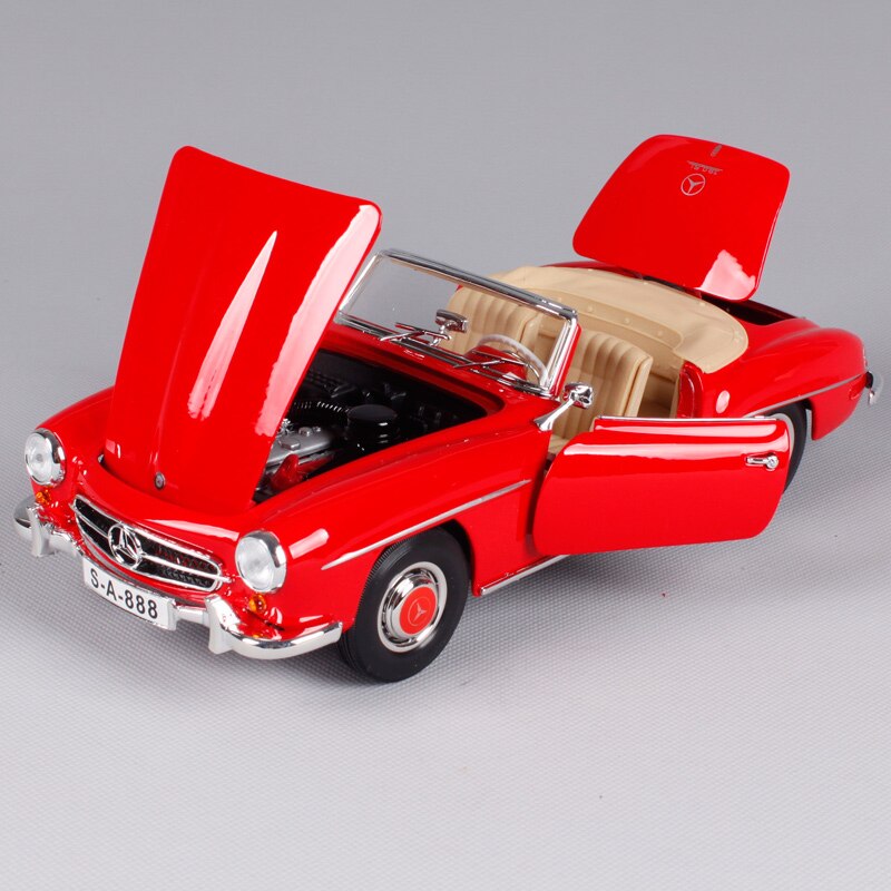 Mercedes-Benz 190SL Model Scale 1:18 | Classic Collectible Home Decor Classic relicas retro vehicle models Unique antique Decorative car motorbike miniatures Designer tabletop table decor accessories tableware