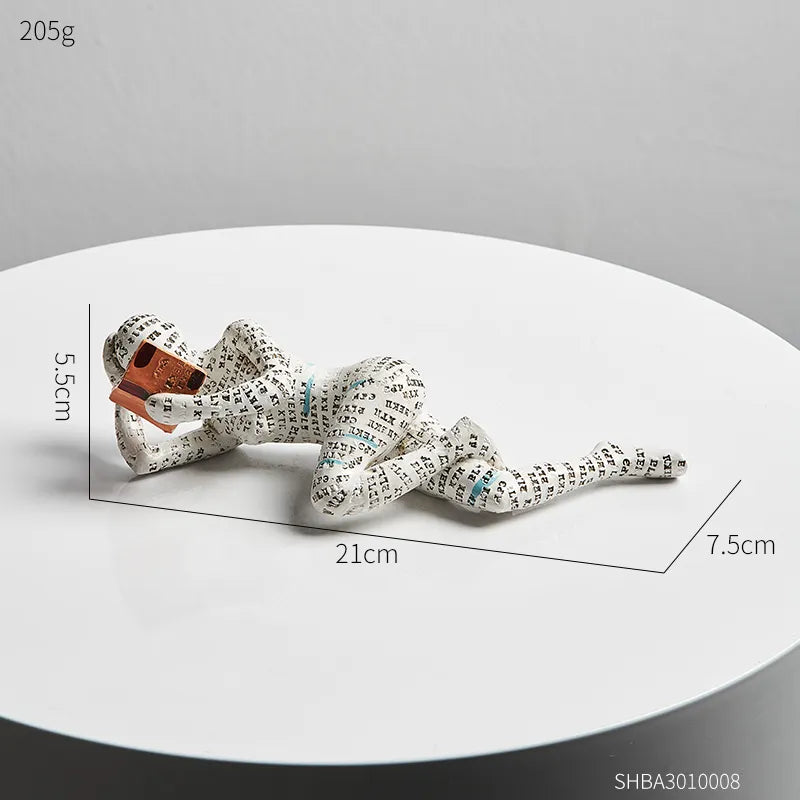 Mummy Figure Sculpture - Mystical Egyptian Home Decor cabinet Sleek Contemporary Sophisticated Unique Elegant Decorative Trendy stylish Minimalist Artistic Luxury Designer tabletop table decor accessories tableware living room decor coffee table decor