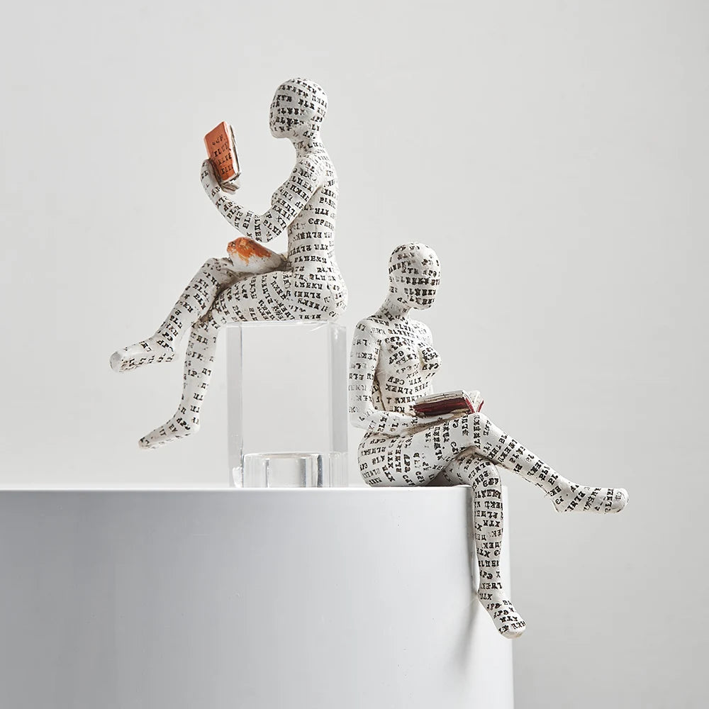 Mummy Figure Sculpture - Mystical Egyptian Home Decor cabinet Sleek Contemporary Sophisticated Unique Elegant Decorative Trendy stylish Minimalist Artistic Luxury Designer tabletop table decor accessories tableware living room decor coffee table decor