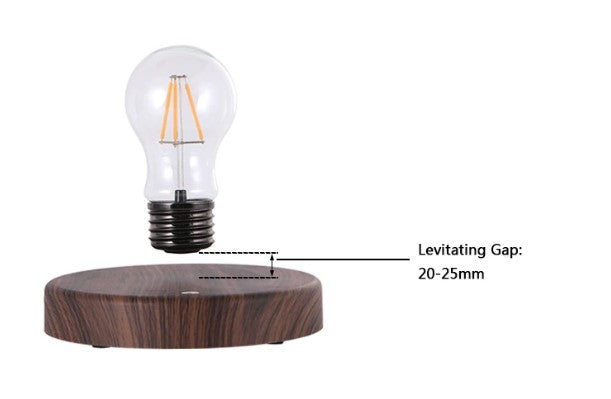 Floating Elegance - Classic Magnetic Levitation Table Lamp Bulb for Mesmerizing Lighting Home Decor cabinet Sleek Contemporary Sophisticated Unique Elegant Decorative Trendy stylish Minimalist Artistic Luxury Designer tabletop table decor accessories tableware living room decor coffee table decor