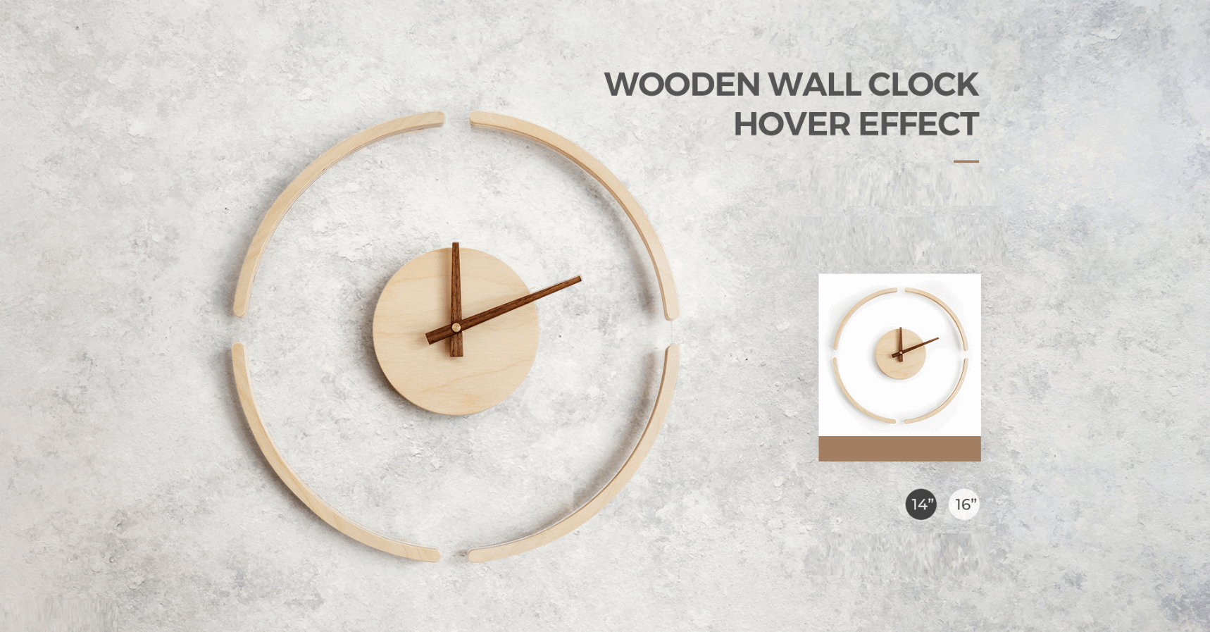 Simple Wall Clock - Bliss Vie