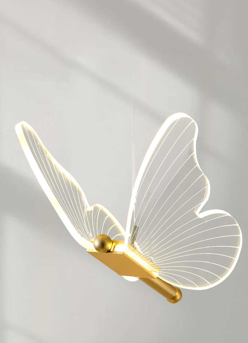 Butterfly Wall Light - Whimsical Wall Illumination Home Decor cabinet Sleek Contemporary Sophisticated Unique Elegant Decorative Trendy stylish Minimalist Artistic Luxury Designer tabletop table decor accessories tableware living room decor coffee table decor