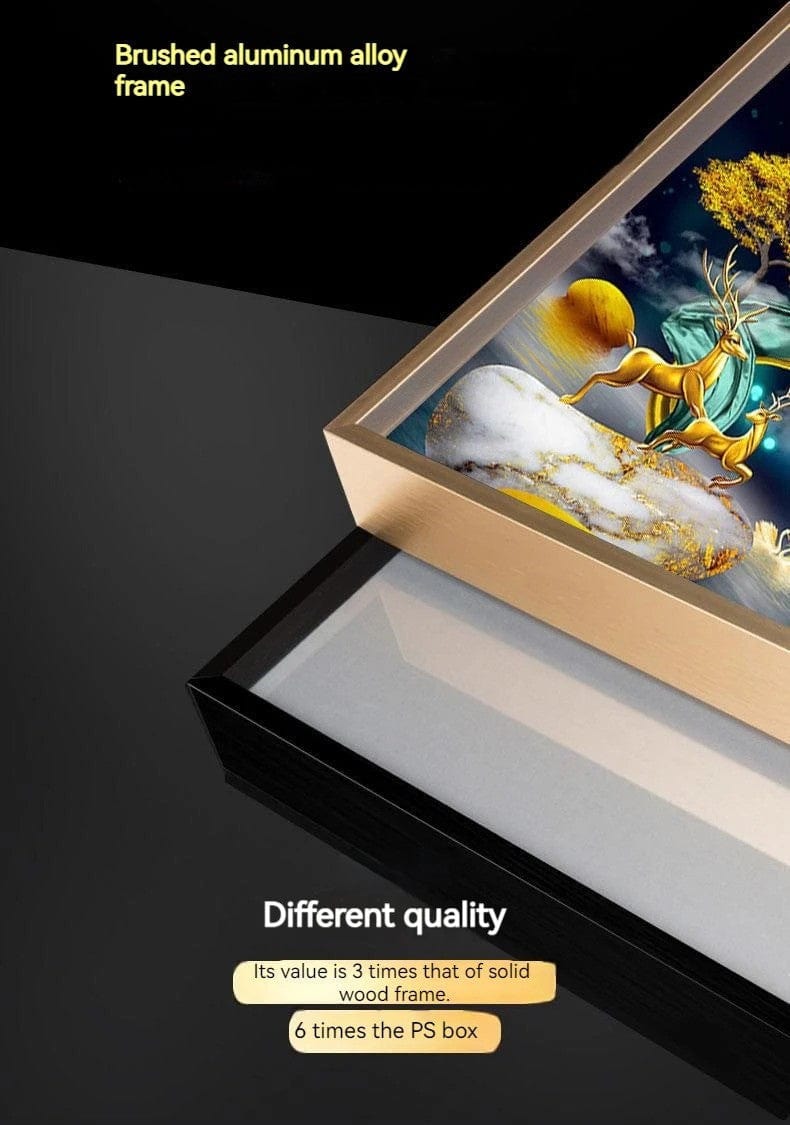 Flower with Moon Tall Painting - Bliss Vie