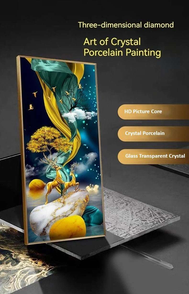 Abstract Arcs Painting with Diamond - Bliss Vie