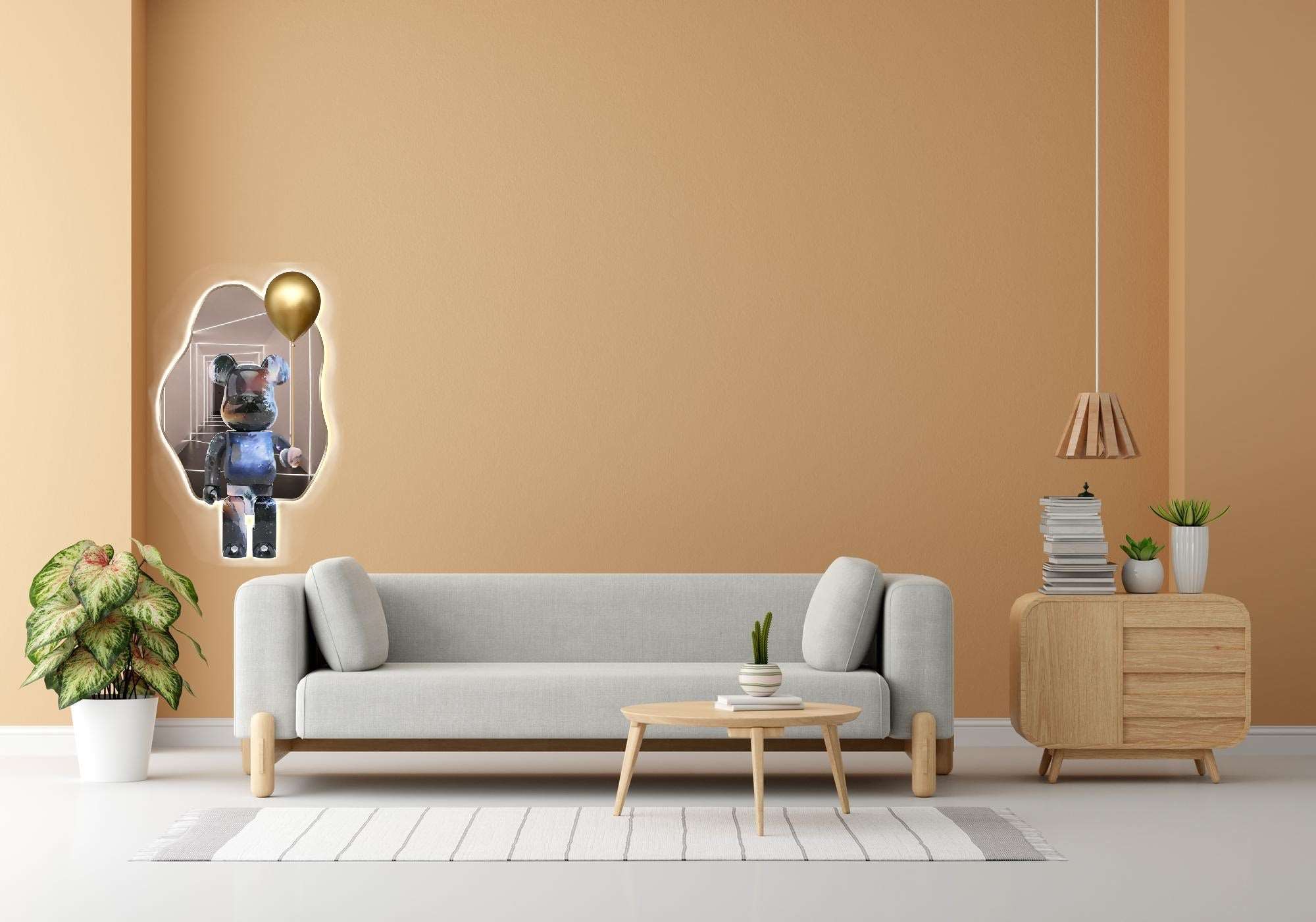 Wall Décor Bear Balloon with LED - Bliss Vie