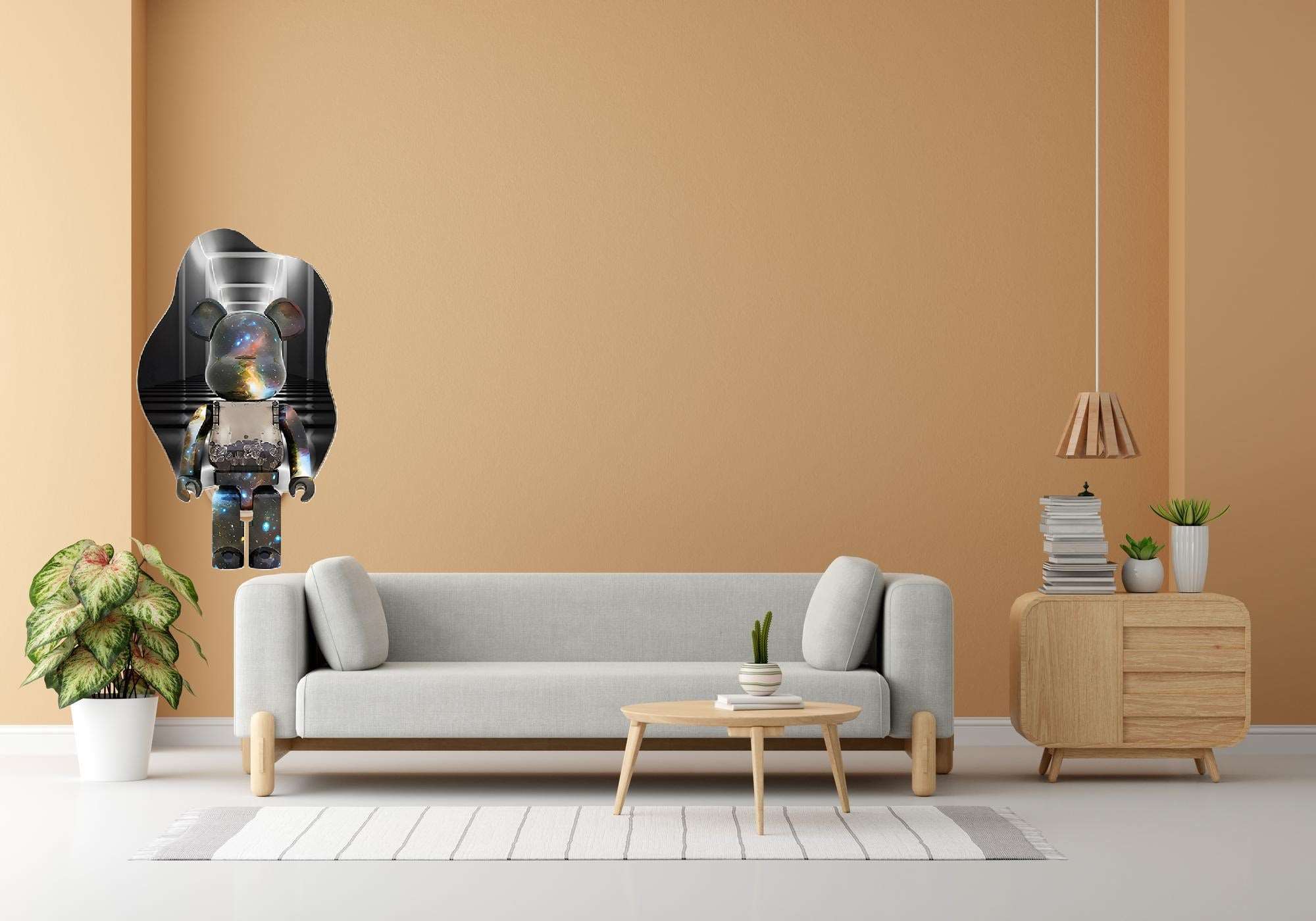 Wall Décor Bear Metallic with LED - Bliss Vie