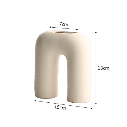 Nordic Ceramic Vase - Leg Shape - Contemporary Home Decor cabinet Sleek Contemporary Sophisticated Unique Elegant Decorative Trendy stylish Minimalist Artistic Luxury Designer tabletop table decor accessories tableware living room decor coffee table decor
