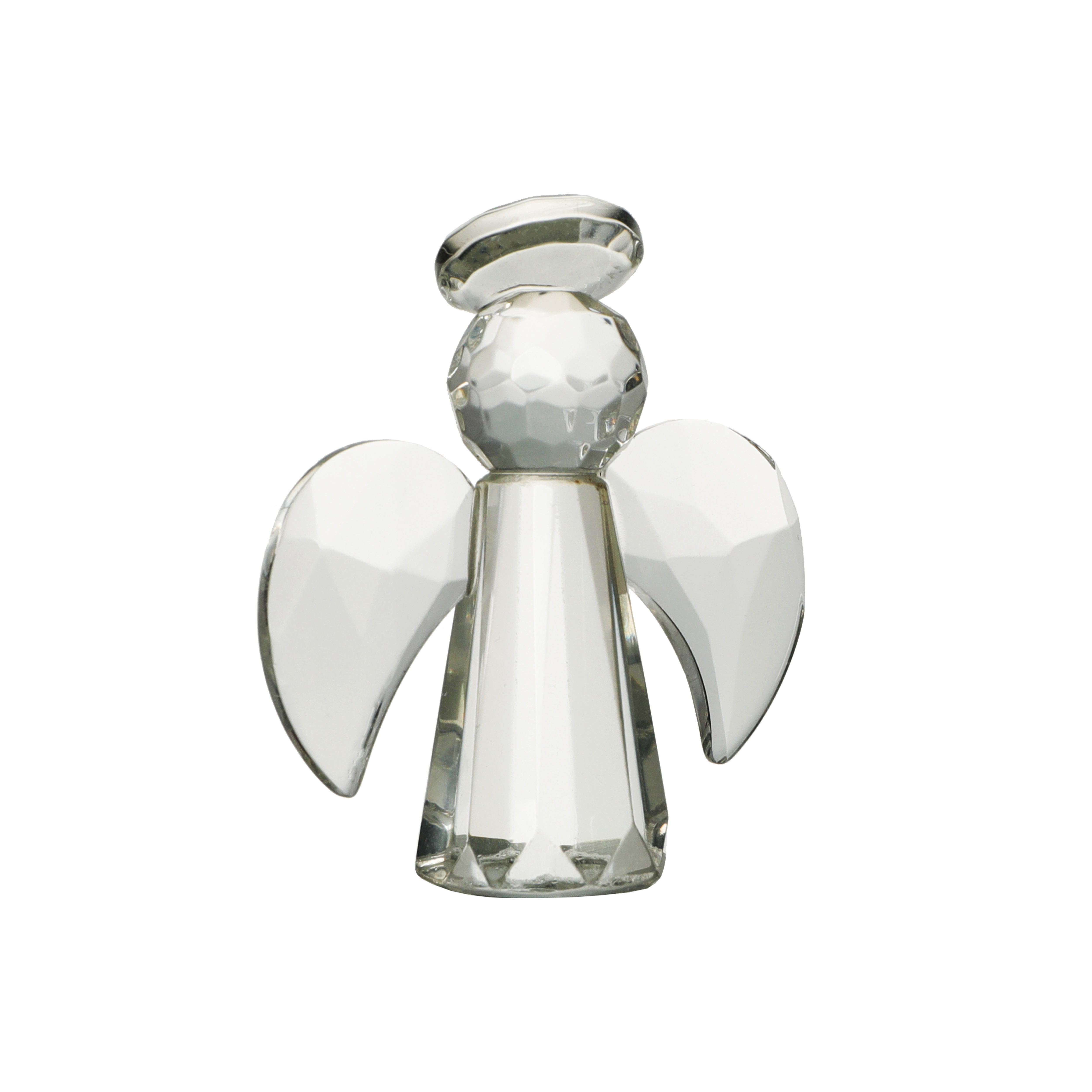Elegant Crystal Angel Figure for Home Decor | Unique Figurine Crystal Sleek Contemporary Sophisticated Unique Elegant Decorative Trendy stylish Chic Minimalist Artistic Luxury Designer tabletop table decor