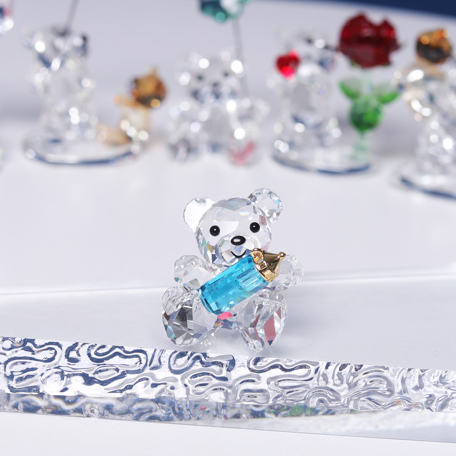 Timeless Charm: Teddy Bear Ornament - Home Decor cabinet Sleek Contemporary Sophisticated Unique Elegant Decorative Trendy stylish Minimalist Artistic Luxury Designer tabletop table decor accessories tableware living room decor coffee table decor