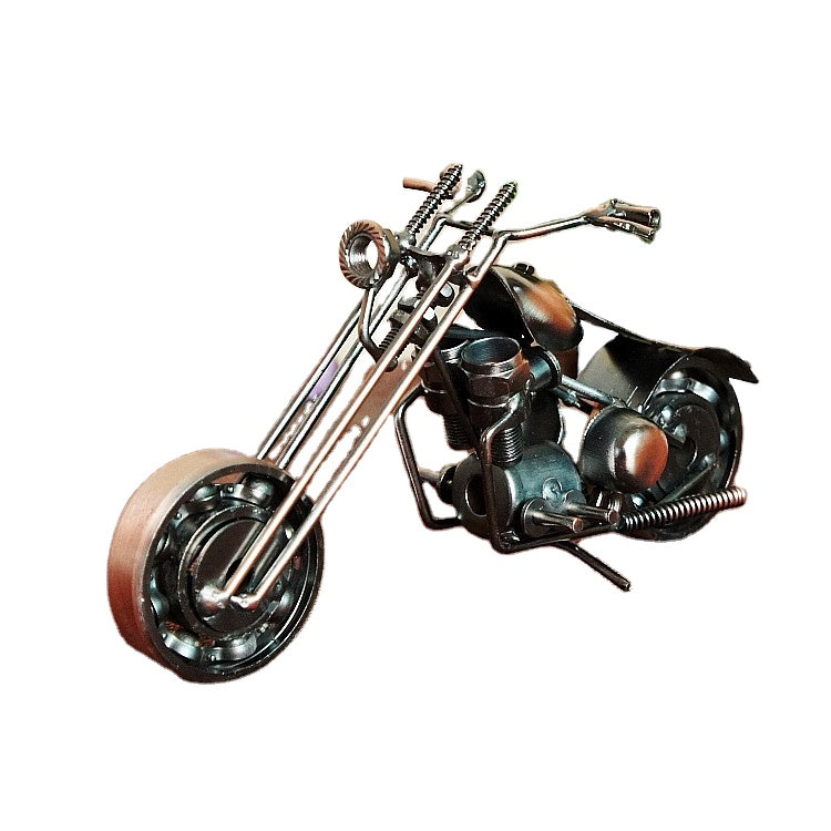 Retro Motorbike Model | Vintage-Inspired Home Decor Classic relicas retro vehicle models Unique antique Decorative car motorbike miniatures Designer tabletop table decor accessories tableware