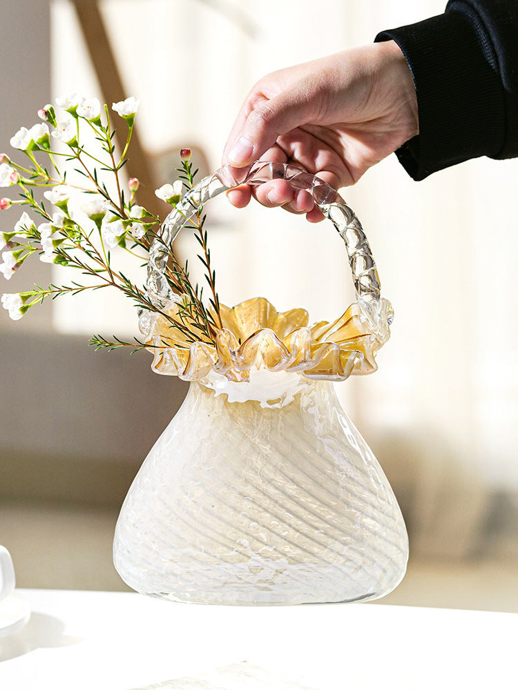 Sabrina Handbag Glass Vase - Bliss Vie