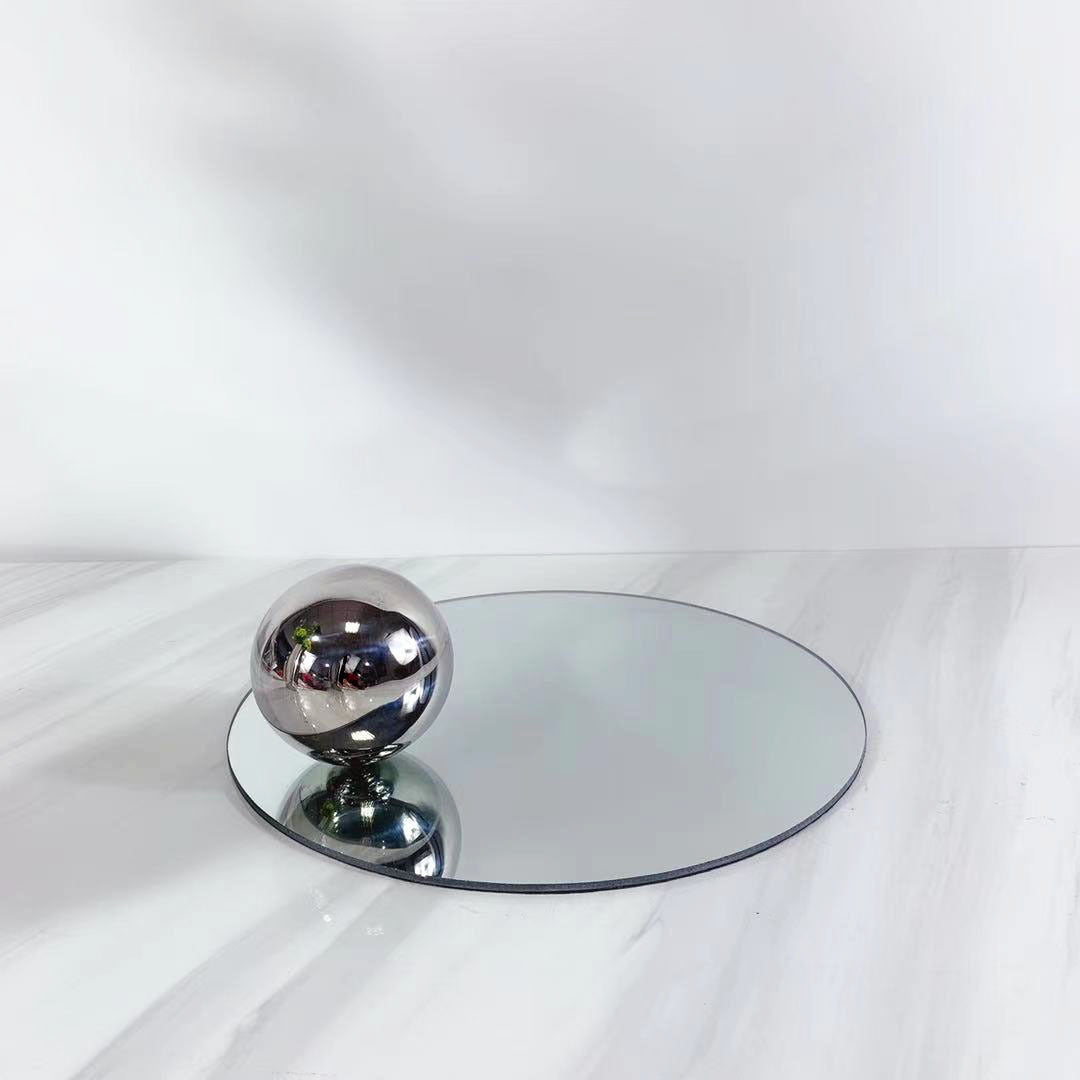 Stainless Steel Vase Ball Tray Combination - Bliss Vie