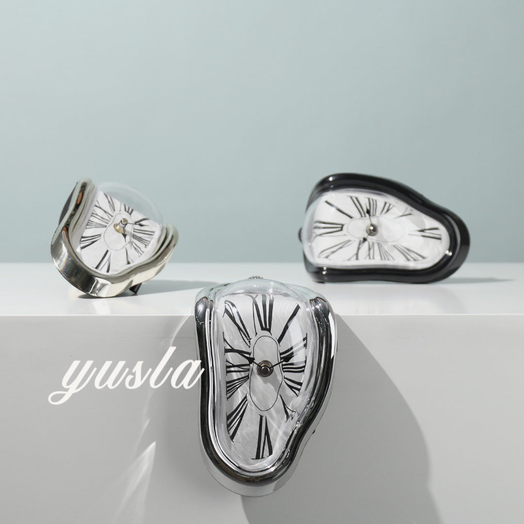 Twisted Melted Roman Digital Clock - Bliss Vie