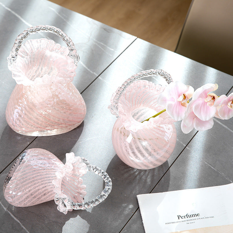 Sabrina Handbag Glass Vase - Bliss Vie