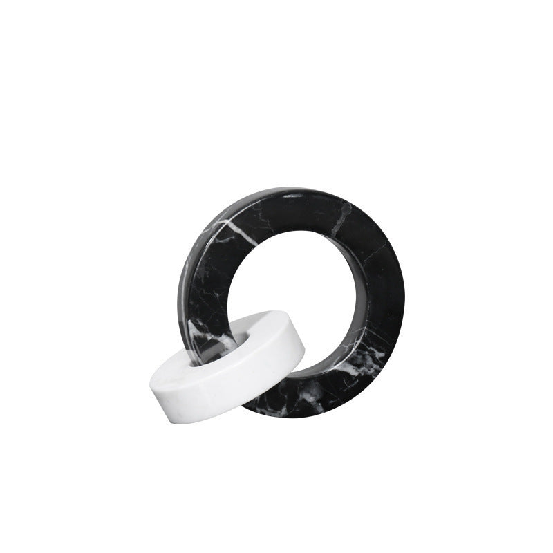 Marble Ring Interlocking Ornaments - Bliss Vie