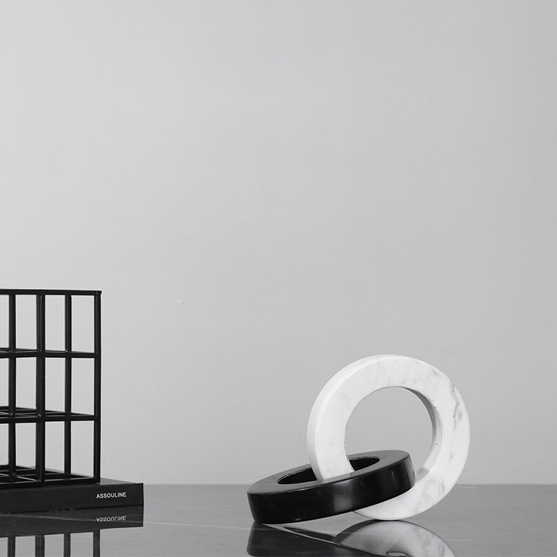 Marble Ring Interlocking Ornaments - Bliss Vie