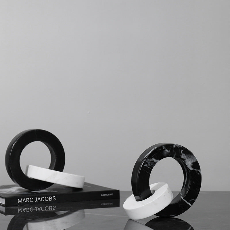 Marble Ring Interlocking Ornaments - Bliss Vie