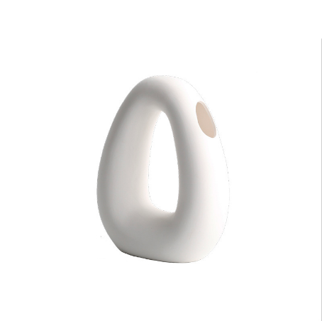 Nordic Ceramic Vase - 0 shaped