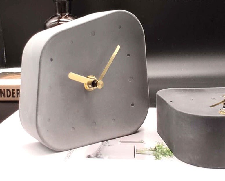 Abstruse Marble Table Clock - Bliss Vie