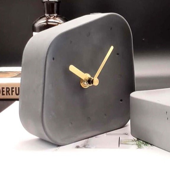 Abstruse Marble Table Clock - Bliss Vie