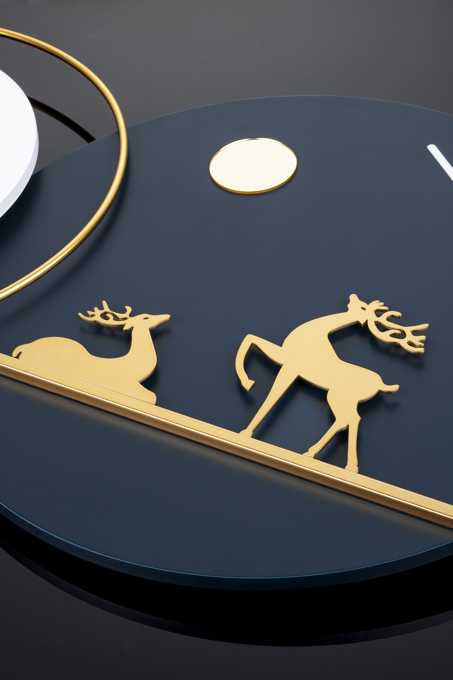 Unique Deer Design Wall Clock | Home Decor Unique Luxury Large wall wall art wall accents wall clock large artistic wall clock Contemporary Nordic Timepiece Timekeeping Scandinavian oversized modern