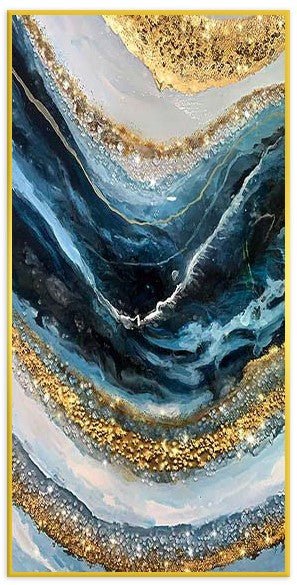 Abstract Arcs Painting with Diamond - Bliss Vie