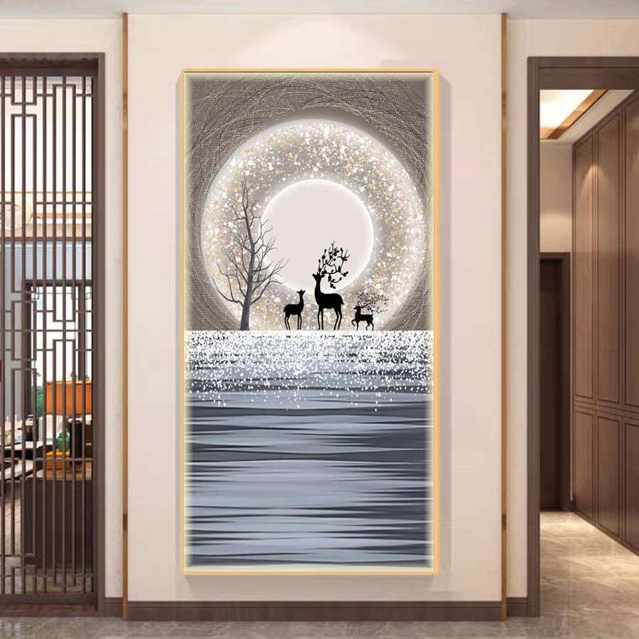 Sea Deer Wall Painting - Bliss Vie