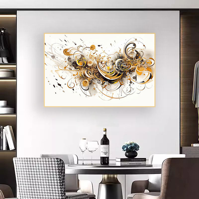 Abstract Calligraphy Painting (40x60 cm)